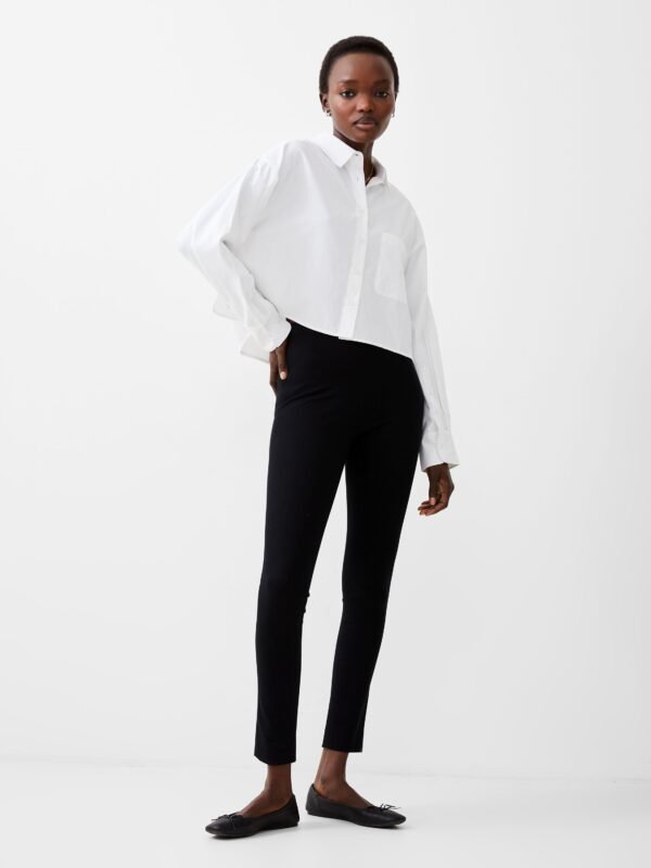 Cropped Poplin Shirt180