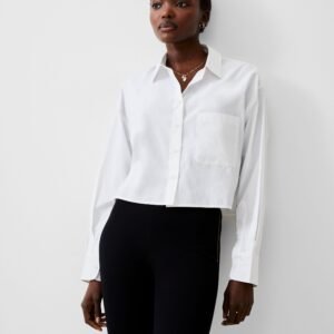 Cropped Poplin Shirt180