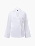Isabelle Poplin Aysmmetric Shirt220.00