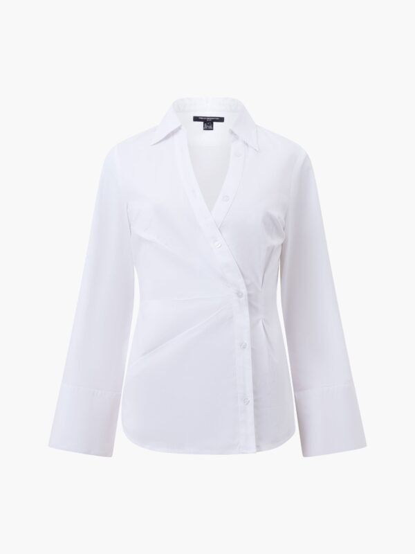 Isabelle Poplin Aysmmetric Shirt220.00