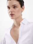 Isabelle Poplin Aysmmetric Shirt220.00