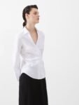 Isabelle Poplin Aysmmetric Shirt220.00