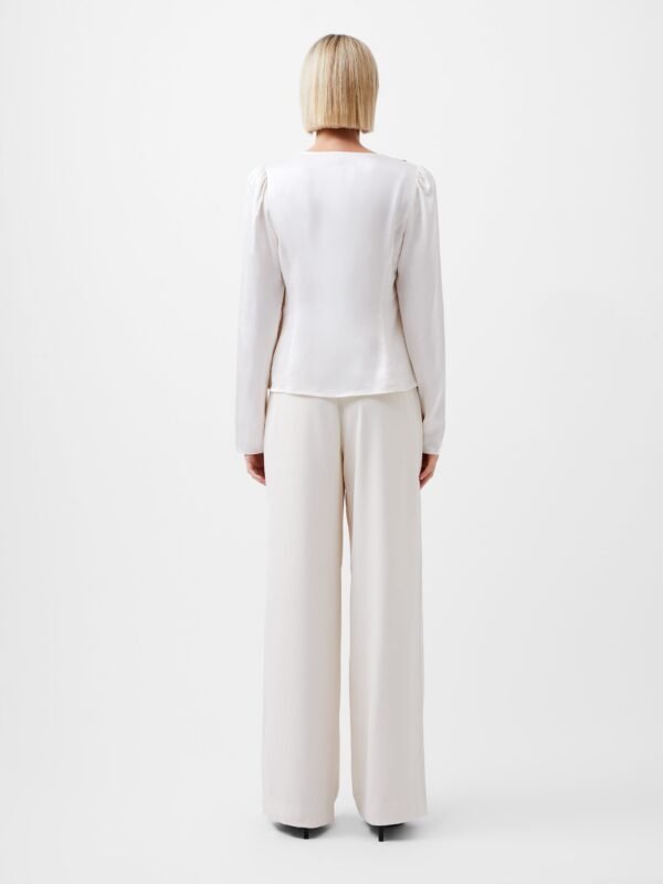 Ennis Satin Lace V-Neck Blouse185