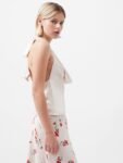 Ennis Satin Halter Neck Cowl Top258.00